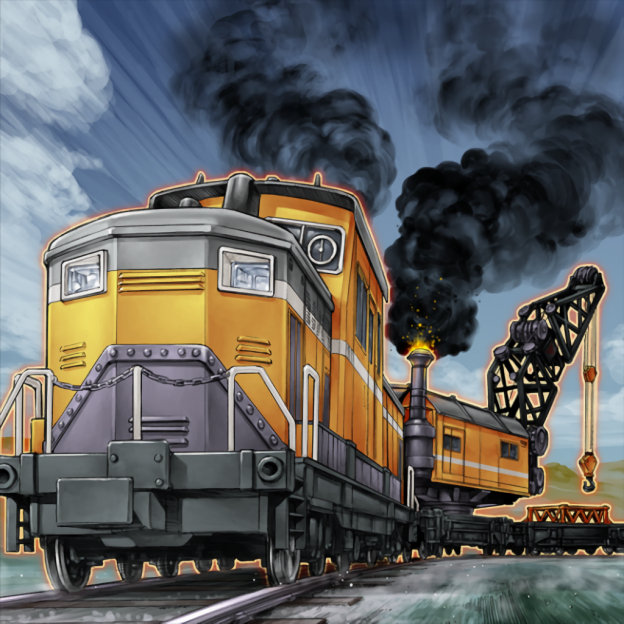 Heavy Freight Train Derricrane
